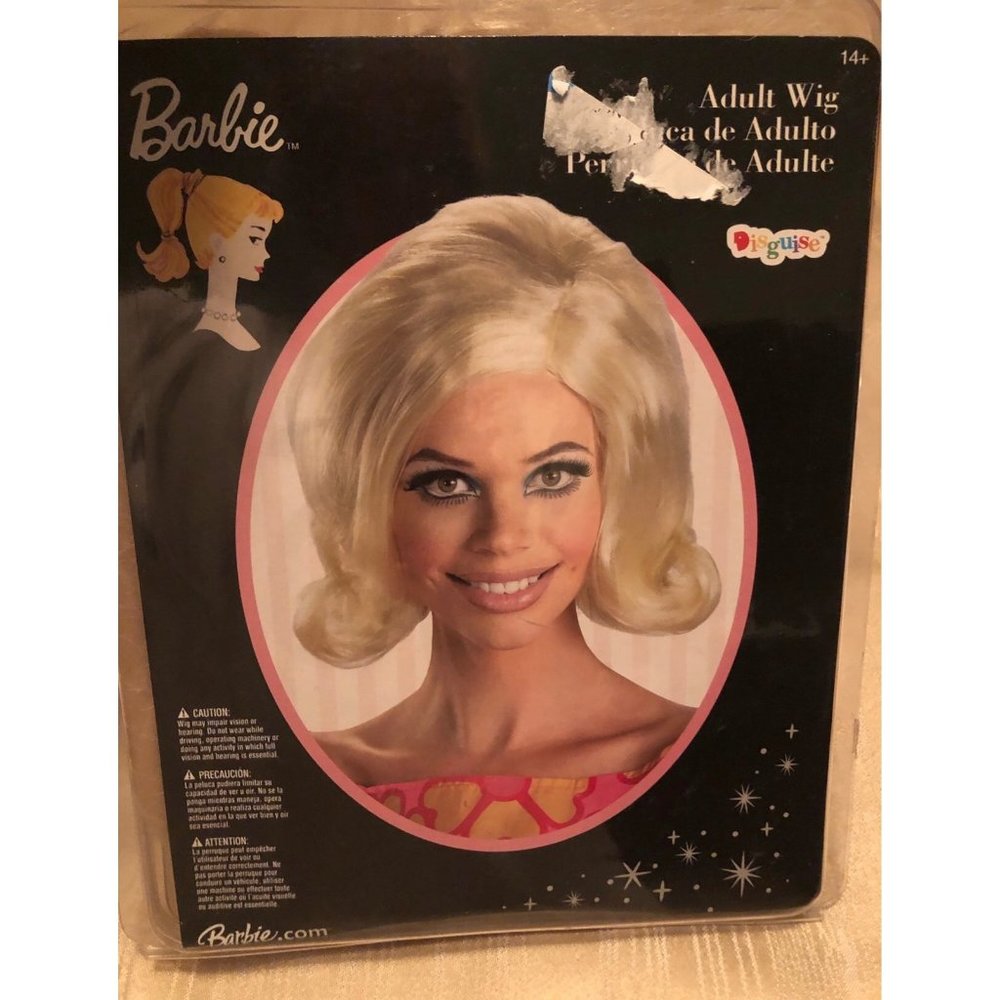 Barbie Adult Wig, As Shown, Size One Size